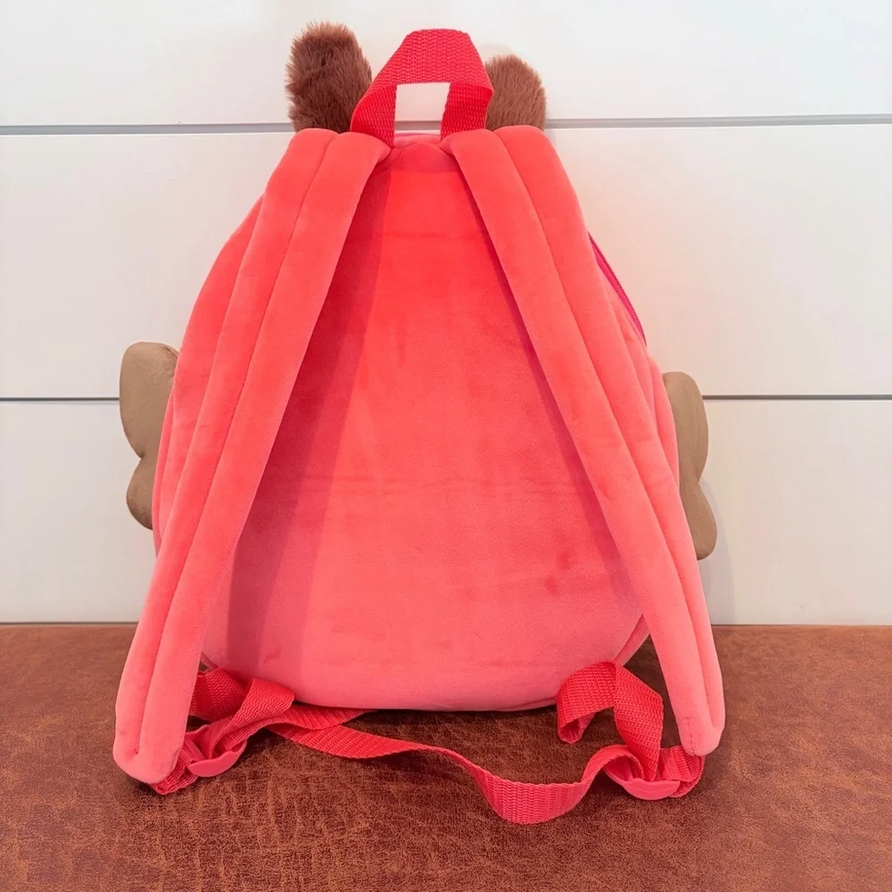 Squishmallows Mirren the Moth Plush Backpack Pink Kidcore Bag Soft Girl RARE